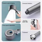 Massage And Skin Beauty Multifunctional Shower