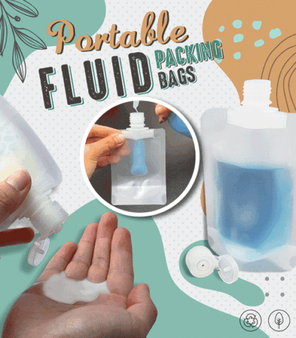 Portable Travel Fluid Makeup Packing Bag