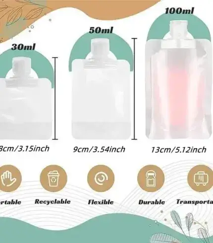 Portable Travel Fluid Makeup Packing Bag